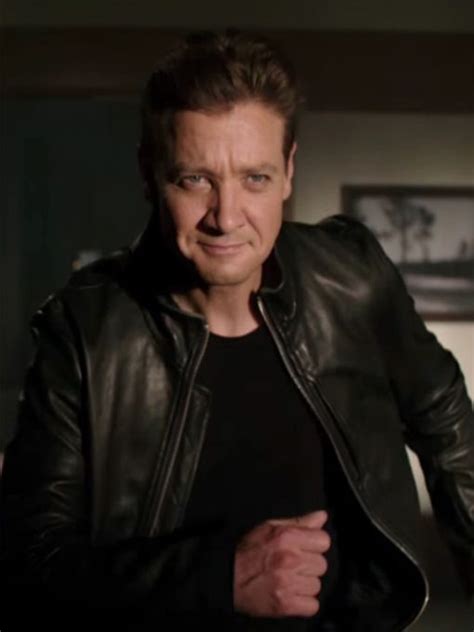 Tag Movie Jeremy Renner Leather Jacket - Just American Jackets