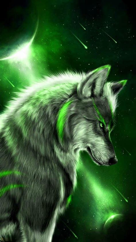 Green Wolf Wallpapers - Top Free Green Wolf Backgrounds - WallpaperAccess