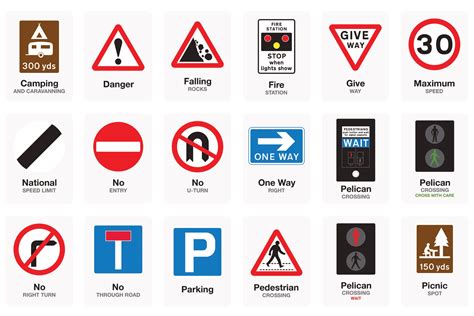 basic uk road signs | Road signs, New things to learn, Teaching resources