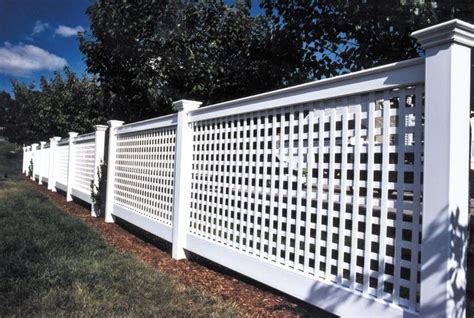 Vinyl lattice fence panels - nightgaret