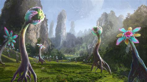 Alien World concept art | David Edwards | Flickr