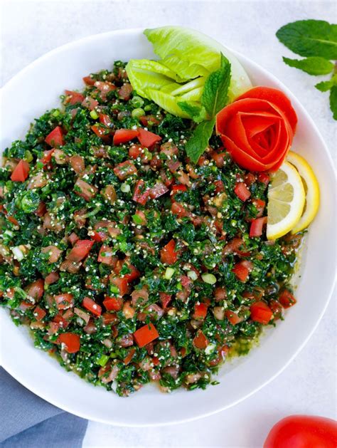 This Lebanese Tabbouleh Salad is a very popular Middle Eastern salad ...