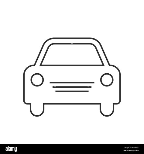 Car vector icon. Simple front car logo illustration. EPS 10 Stock ...