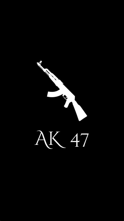 Ak 47 Wallpaper Black