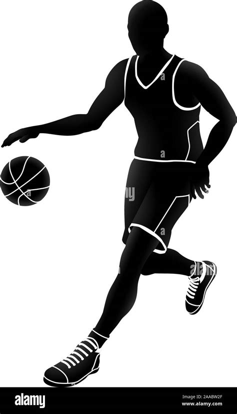 Basketball Player Silhouette Stock Vector Image & Art - Alamy