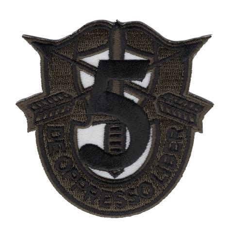 5th Special Forces Group Crest OD Green Patch | eBay