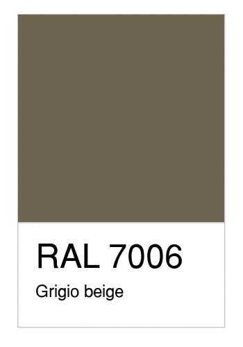 Colore RAL-7006, Grigio beige - Numerosamente.it