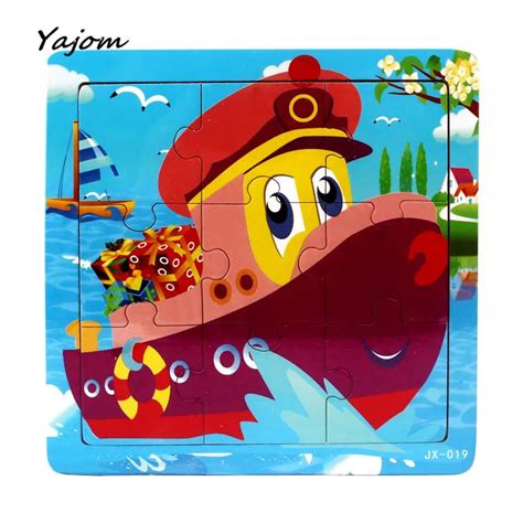 Puzzle toys Children's Wooden Kids Jigsaw Toys For Children Education ...