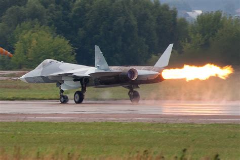 Russia’s Su-57 Stealth Fighter Is Flying to a Battlefield Near You ...