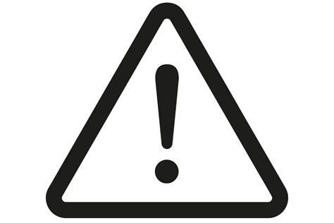 warning sign on transparent background 19481247 PNG