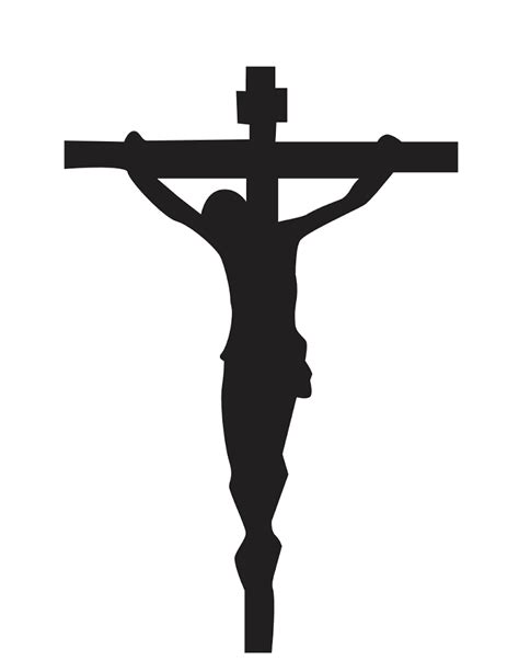 Crucifix Silhouette.pdf | Jesus tattoo, Crucifix tattoo, Geometric ...