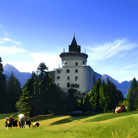 Got AI to create "Castle in Bavarian Alps". Gave me some good seasonal ...