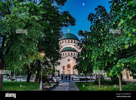 Temple Saint Sava Stock Photo - Alamy