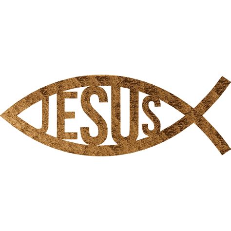 Jesus Fish - Metal Wall Art - Walmart.com