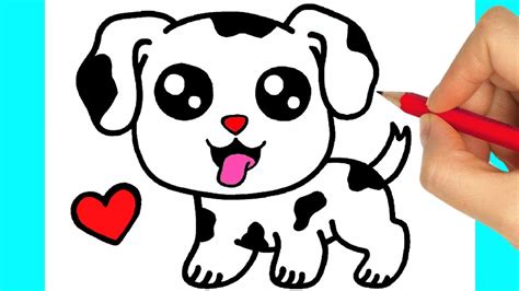 HOW TO DRAW A CUTE DOG EASY STEP BY STEP - HOW TO DRAW A DALMATA ...