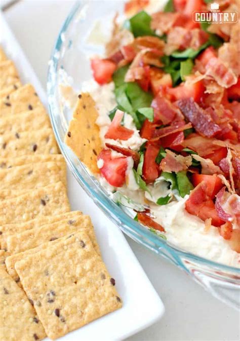 BLT Dip (Bacon, Lettuce, Tomato Dip) | Recipe | Blt dip, Appetizer ...