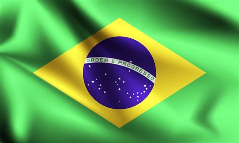 Brazil 3d flag 1228895 Vector Art at Vecteezy