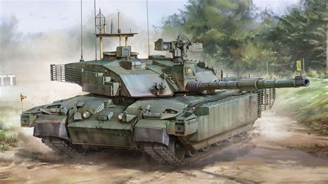 Download Tank Military Challenger 2 HD Wallpaper