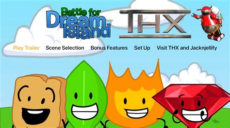 The Banned THX BFDI Trailer DVD Menu by GabrielJude on DeviantArt