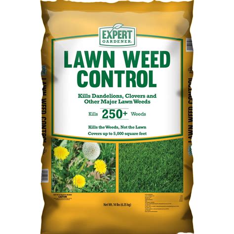 Expert Gardener Lawn Weed Control 14 Pounds, Covers 5,000 Square Feet ...