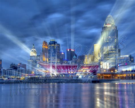 Cincinnati Skyline | Cincinnati skyline, Skyline, Cincinnati