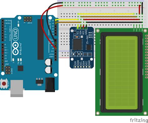 Using a 20x4 I2C Character LCD display with Arduino Uno - Electronics-Lab