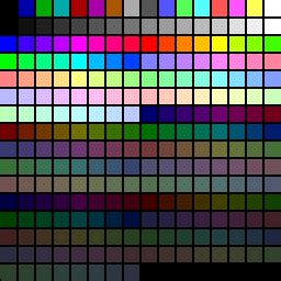 binaryfiles - Are there standard 8-bit color palettes? - Stack Overflow