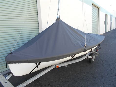 420 Sailboat Mooring Cover - Boat Mast Up Peaked Cover - SLO Sail and ...