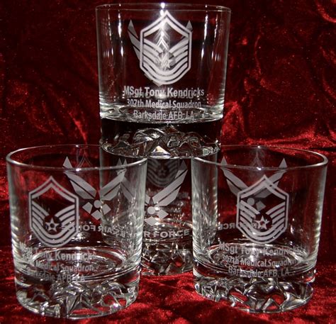 US Navy Chief Whiskey Glass Set US Navy Gift Engraved Whiskey Glasses ...