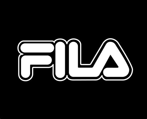 Fila Logo Brand Clothes Symbol Name White Design Fashion Vector ...