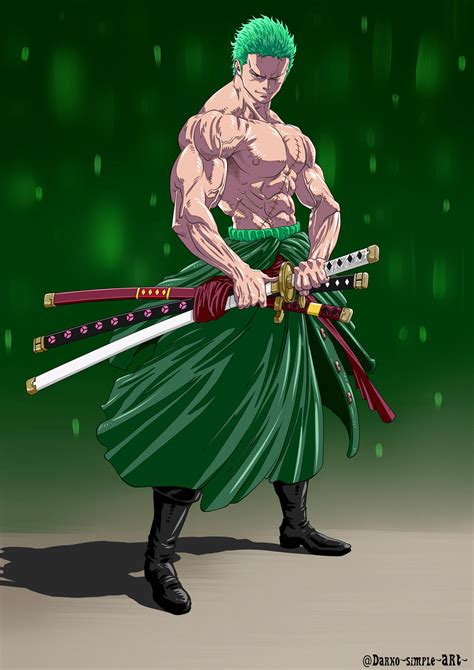 Roronoa Zoro by Darko-simple-ART on DeviantArt