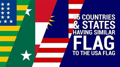 15 Countries and States having Similar Flag to the USA flag - YouTube