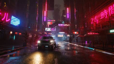 Cyberpunk Street Neon Night Lights 4k Wallpaper,HD Games Wallpapers,4k ...