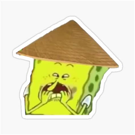 "Chinese SpongeBob Meme " Sticker for Sale by BuyFromHere | Redbubble