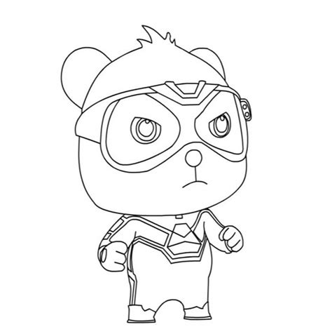 Baby Bus Characters Coloring Pages