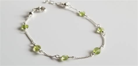 Peridot Bracelet - Della Terra Jewelry