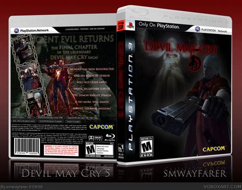 Devil May Cry 5 PlayStation 3 Box Art Cover by smwayfarer