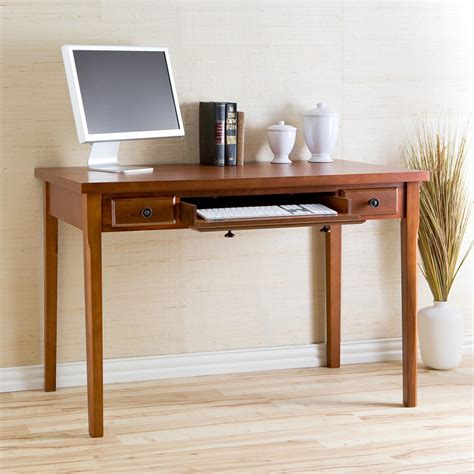 Amazon.com - SEI Classic Medium-Mahogany Desk with 2 Drawers and ...