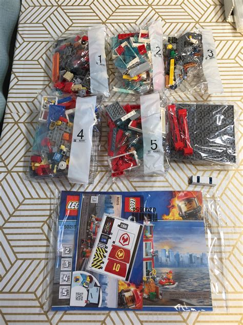 LEGO City Fire Station 60215 Fire Rescue Tower Building Set *OPEN BOX/