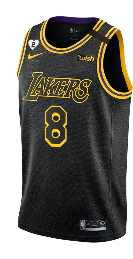 Los Angeles Lakers 2019-2020 Black Mamba Jersey