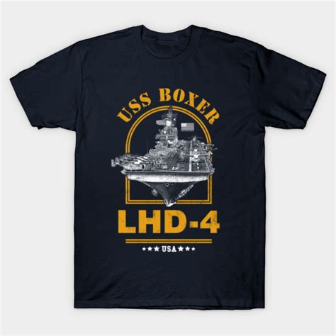 LHD-4 USS Boxer - Us Navy - T-Shirt | TeePublic