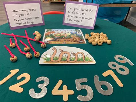 Superworm EYFS Maths activity | Eyfs activities, Math activities ...