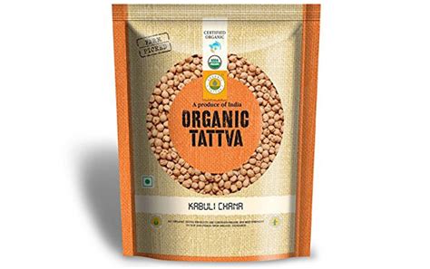 Organic Tattva Kabuli Chana Pack 500 grams - Reviews | Nutrition ...