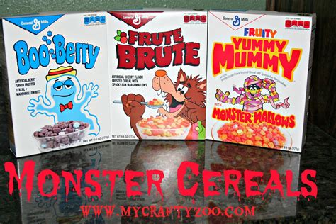 Monster Cereals Review - My Crafty Zoo