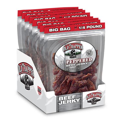 Bulk Beef Jerky | Case of Beef Jerky | Old Trapper Beef Jerky