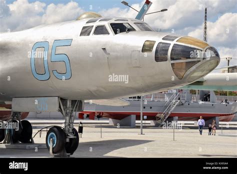 A Tupolev Tu-16 long range bomber on display in the ''Battle Glory Of ...