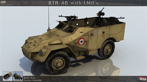 BTR-40 with LMG's image - IDF: Fight for Independence mod for ...