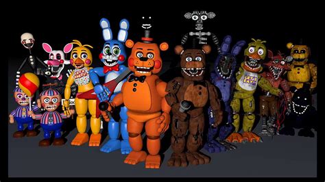 Fnaf 2 Animatronics Parts