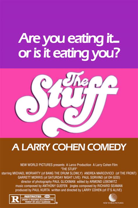 The Stuff (1985) Fan-made Movie Poster by Risingsun21 on DeviantArt