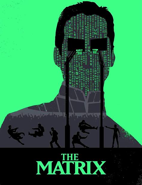 Matrix 1999 movie fan or alt cover poster art find Repin | Matrix ...